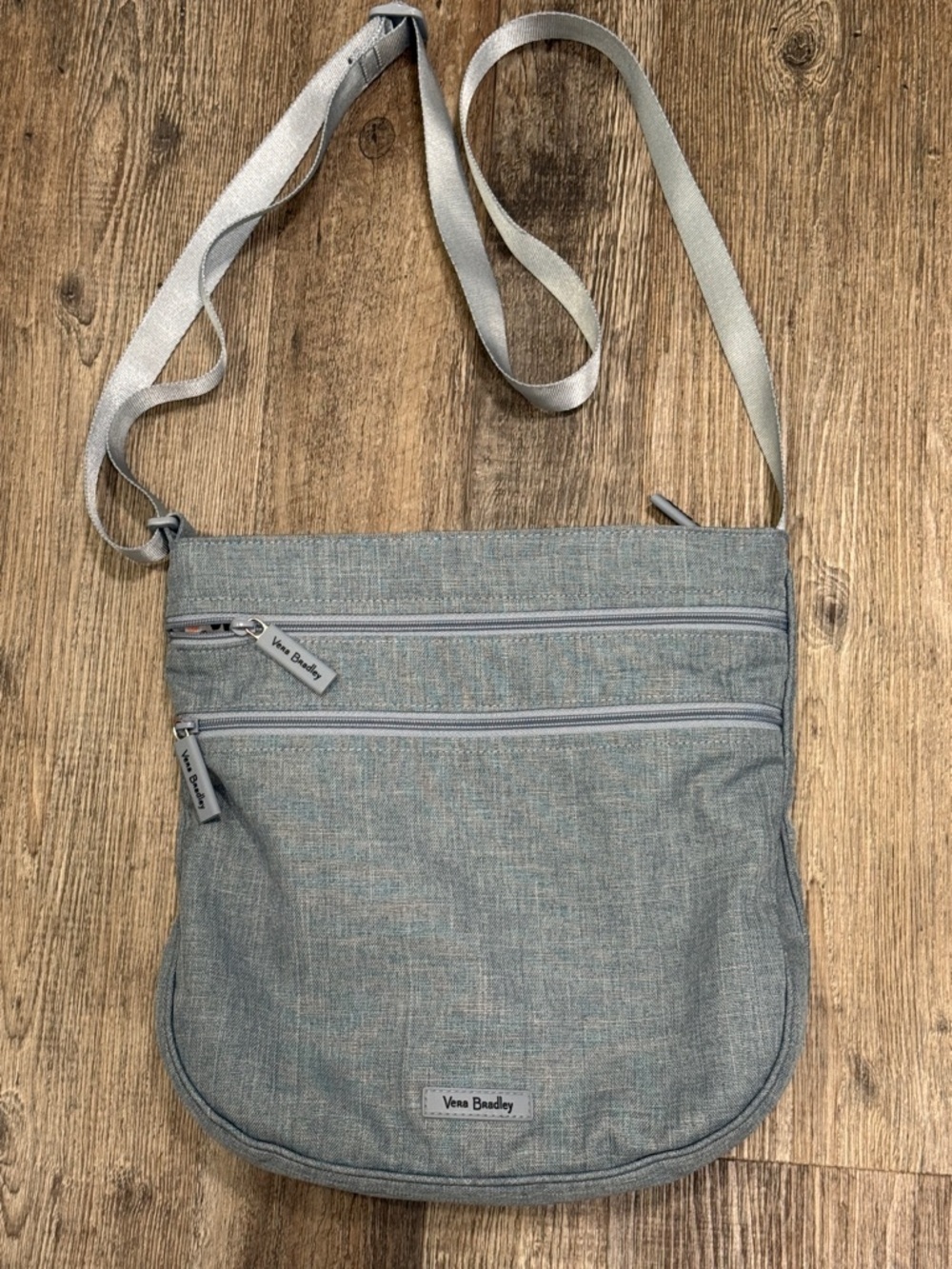 Vera Bradley crossbody reactive collection bag Heather Grey